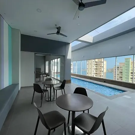 Apartamento Con Hermosa Vista Al Mar Santa Marta  Exterior foto