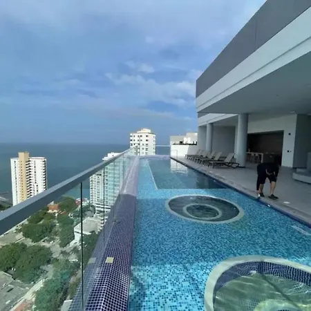 Apartamento Con Hermosa Vista Al Mar Santa Marta  Exterior foto