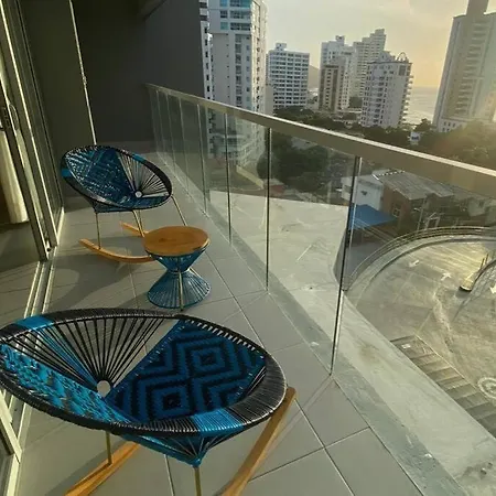 Apartamento Con Hermosa Vista Al Mar Santa Marta  Exterior foto